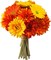 26Pcs Summer Bouquet Artificial Flowers Colorful Fake Gerbera Daisies Silk Bouquets with Vibrant Color Daisy Faux Flowers Arrangements